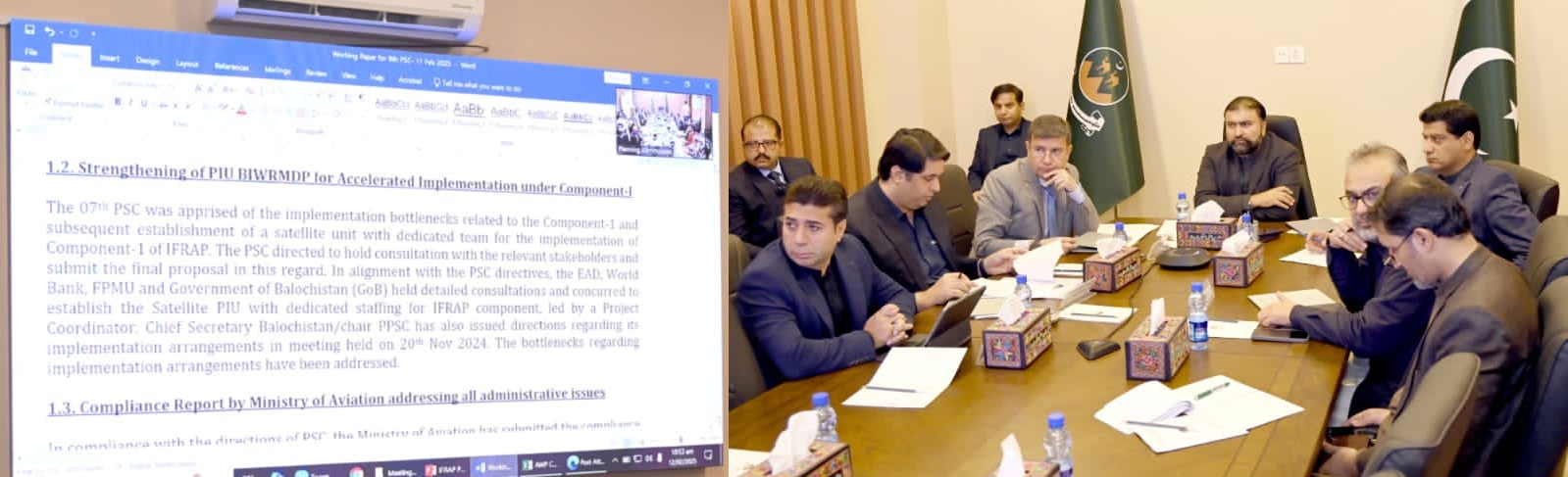 Balochistan Flood Rehabilitation: Proposal to Transfer the Project to the Provincial Government