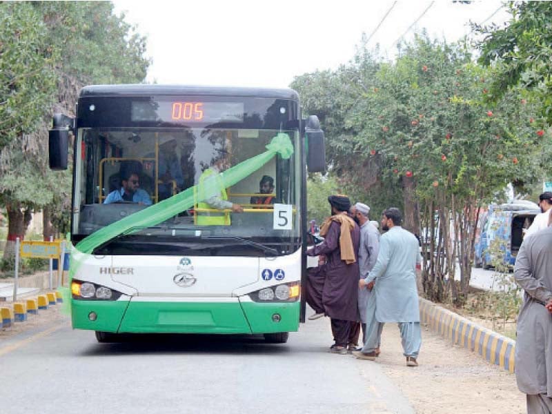 Green Bus Service Suspended in Quetta, Citizens Face Commuting Challenges