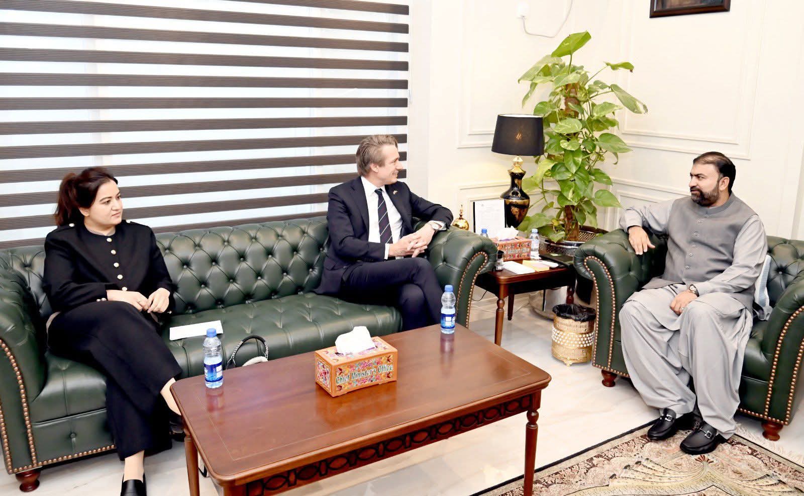 Development and International Partnership in Balochistan: Chief Minister Sarfraz Bugti Meets Norwegian Envoy